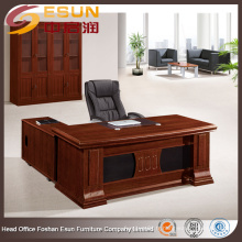 Mobilier de bureau de bonne qualité fabriqué en Chine mobilier de bureau à domicile placage en papier table de bureau de bureau fini
